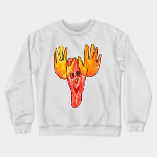 DEER OUR WORLD THROUGH THE EYES OF A CHILD Crewneck Sweatshirt